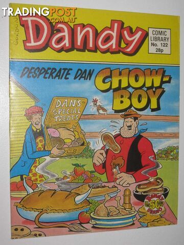 Desperate Dan in "Chow-Boy" - Dandy Comic Library #122  - Author Not Stated - 1988