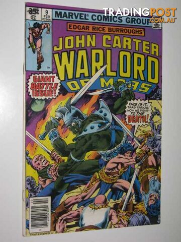 John Carter, Warlord of Mars #9  - Wolfman Merv - 1978