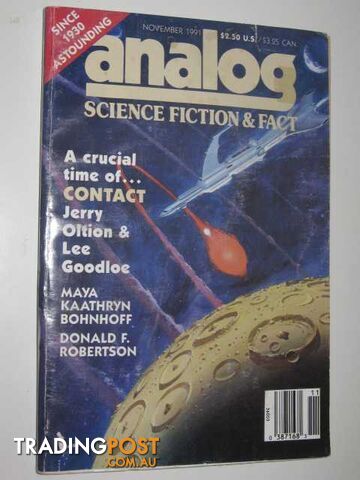 Analog Science Fiction and Fact November 1991 : Vol. CXI, No. 13  - Various - 1990