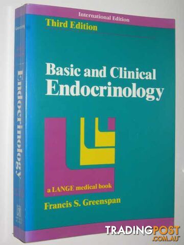 Basic And Clinical Endocrinology  - Greenspan Francis S. - 1991