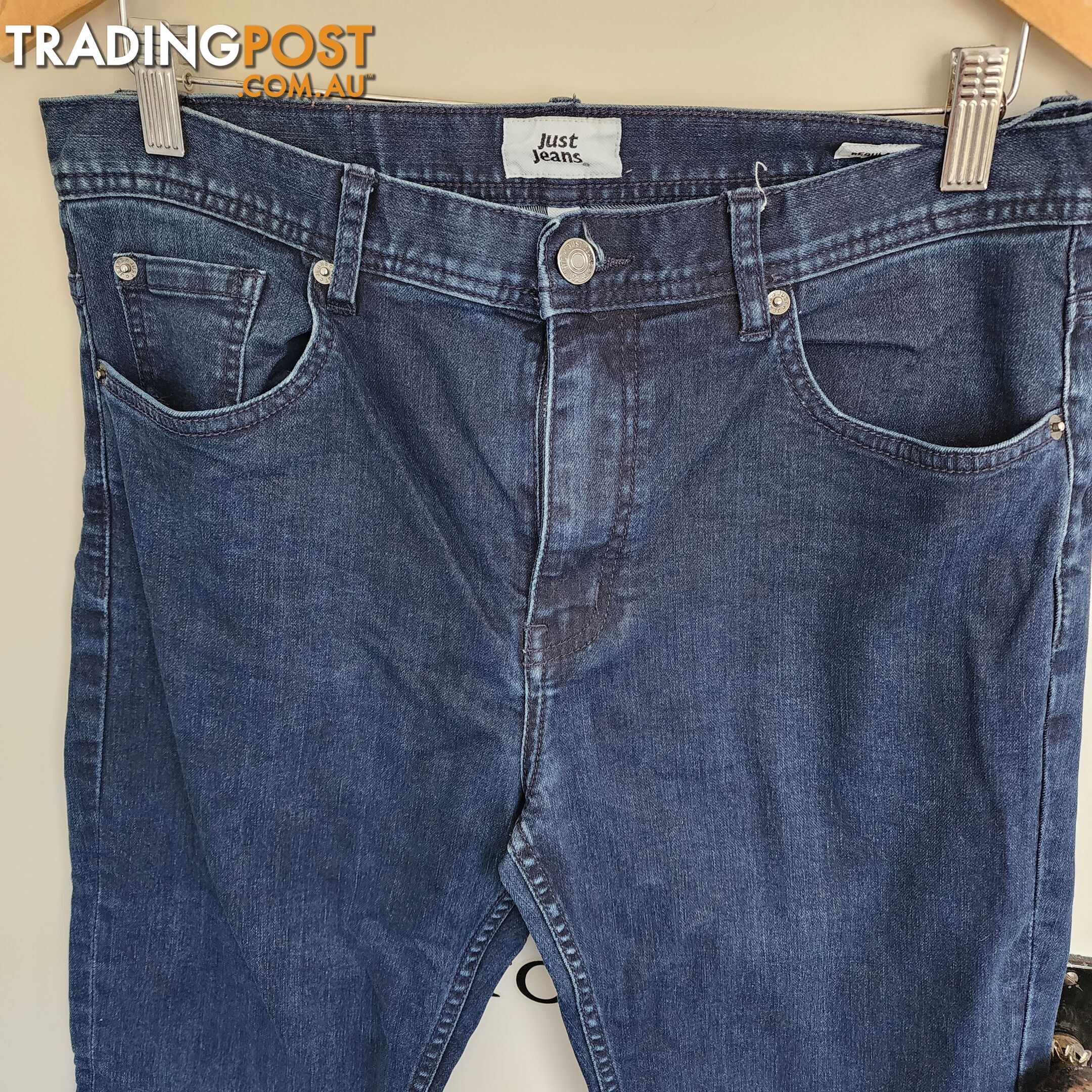 Just jeans mens dark wash denim jeans