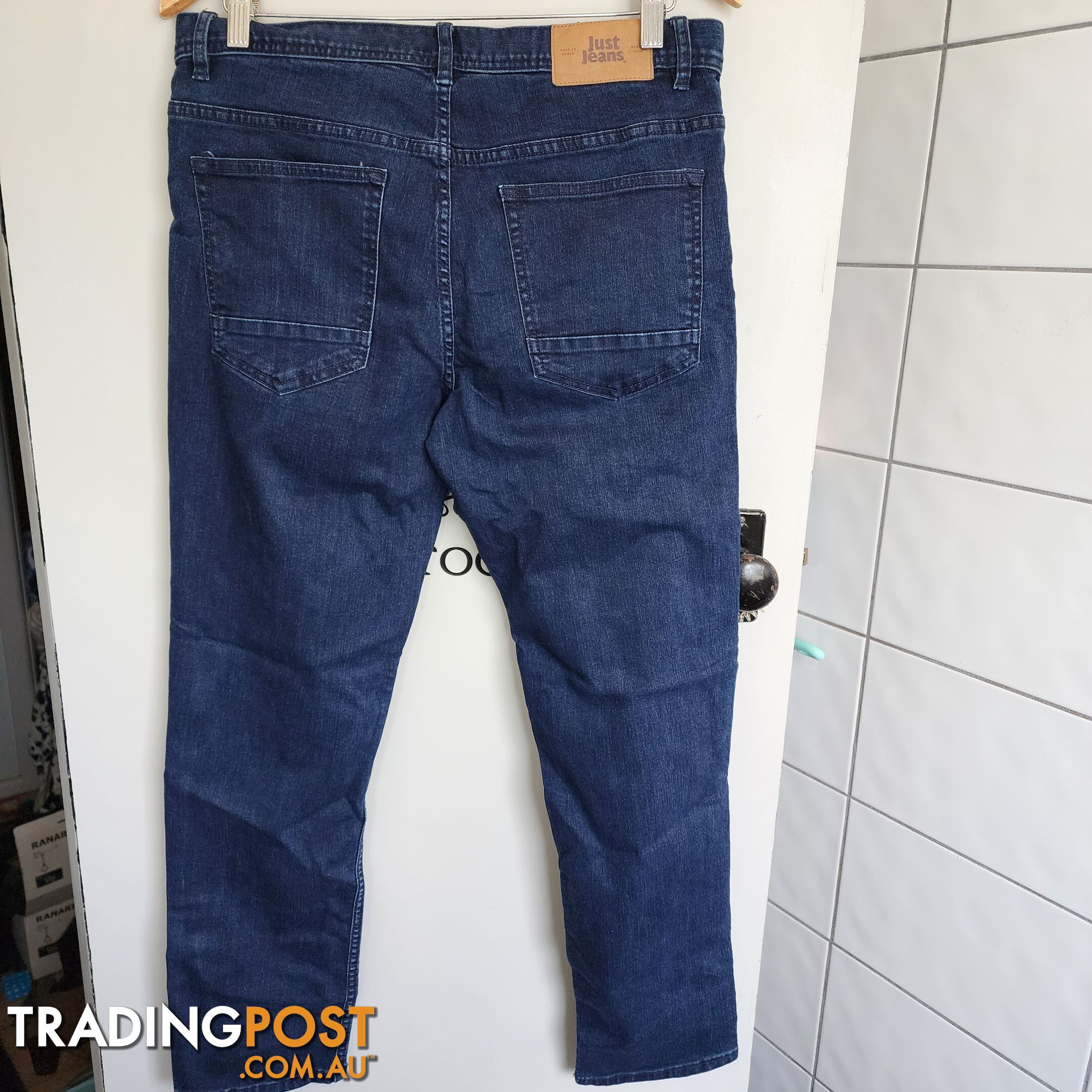 Just jeans mens dark wash denim jeans