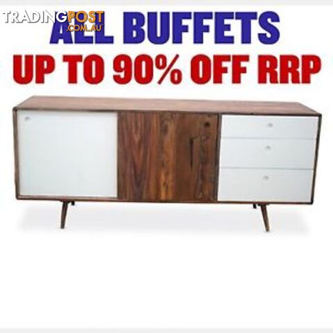 FACTORY SECOND BUFFETS - up to 90% OFF RRP