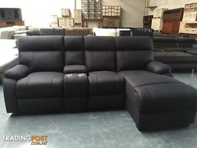 2 SEATER SOFA WITH CHAISE AND CONSOLE