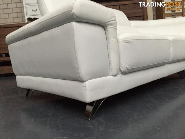 PEARL - leather lounge, white - photo 5 of 5
