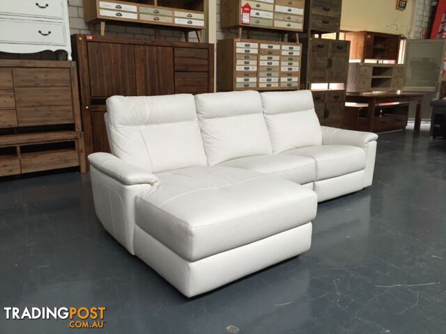 JULIO - LEATHER LOUNGE + ELECTRIC RECLINER - photo 3 of 4