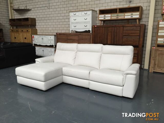 JULIO - LEATHER LOUNGE + ELECTRIC RECLINER - photo 2 of 4