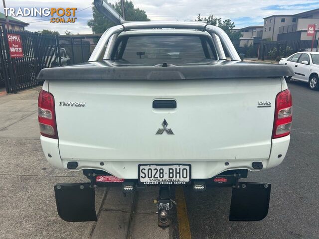 2015 MITSUBISHI TRITON MQ MY1GLX DOUBLE CAB 6 UTILITY