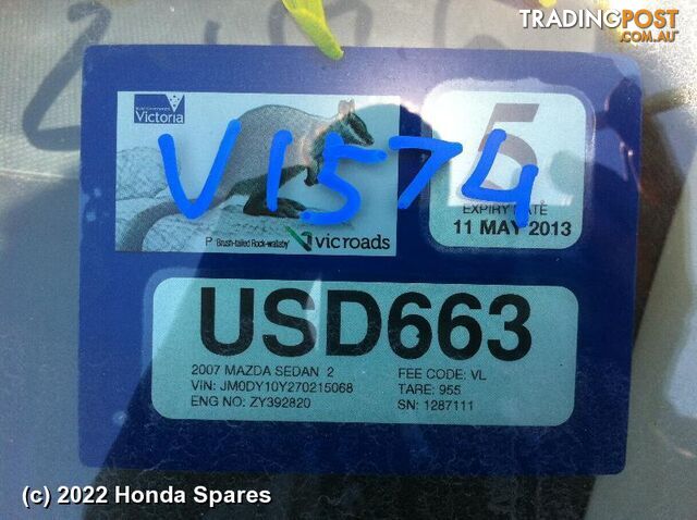 2007 MAZDA - 2 Heater Fan Motor