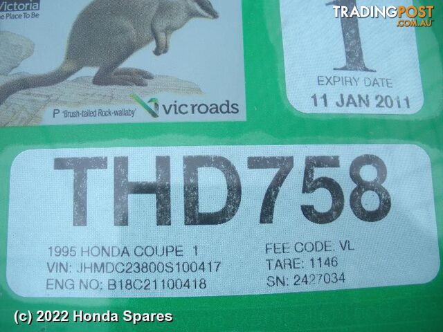 Abs Sensor 1995 HONDA INTEGRA