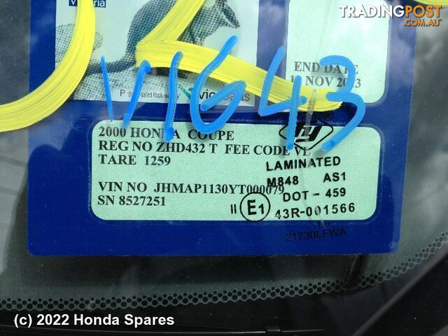 2000 HONDA - S2000 Bonnet Lock/Support