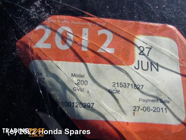 Door/Boot/Gate Lock 2010 MAZDA 2