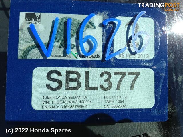 1998 HONDA - CIVIC Fuse Box