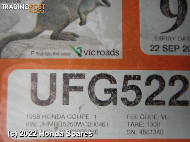 1998 HONDA - PRELUDE Fuel Pump