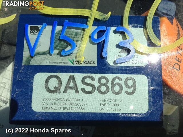 1999 HONDA - HRV Fuel Pump
