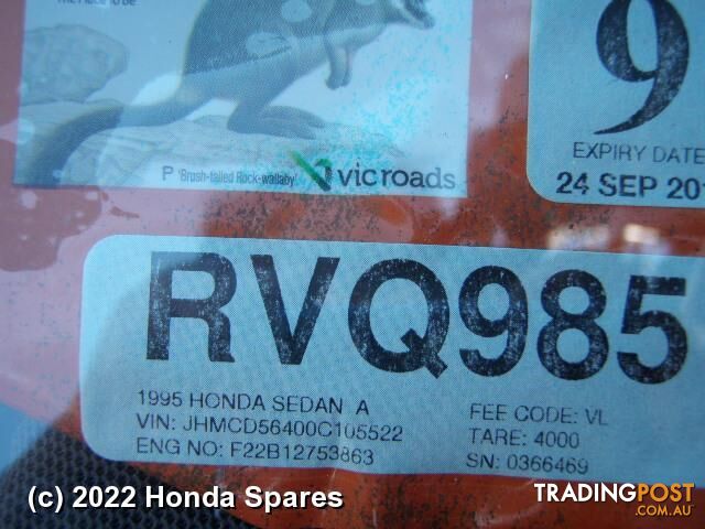 1995 HONDA - ACCORD Right Front Strut