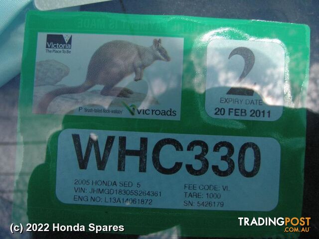 2005 HONDA - JAZZ Map Sensor