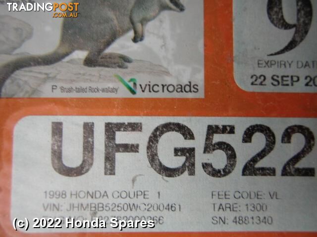 1998 HONDA - PRELUDE A/C Condenser