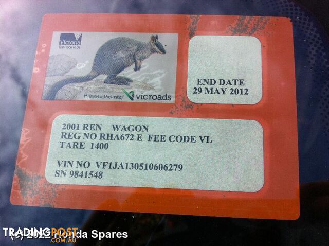 2001 RENAULT - SCENIC Ecu