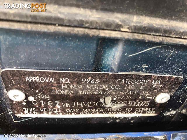 1997 HONDA - INTEGRA Right Taillight - photo 3 of 20
