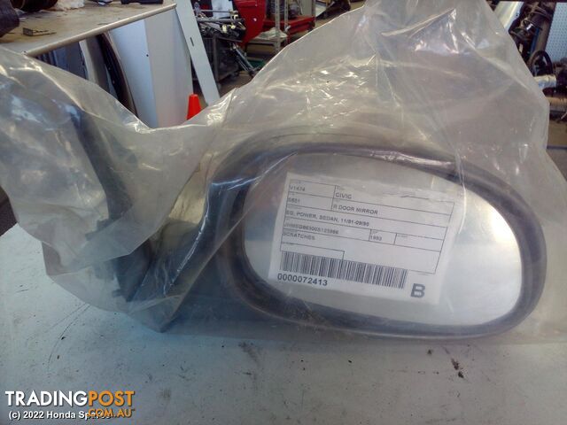 1993 HONDA - CIVIC Right Door Mirror