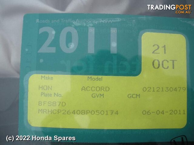 2008 HONDA - ACCORD Wire Harness