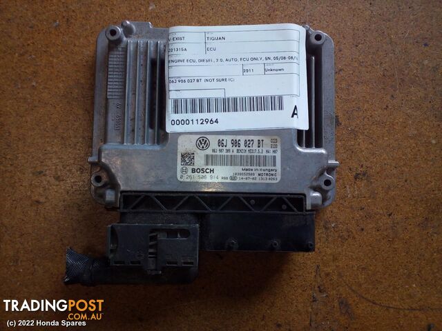 2011 VOLKSWAGEN - TIGUAN Ecu - photo 1 of 1
