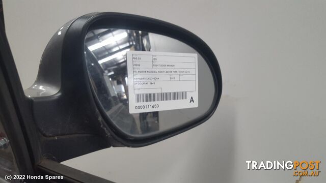 2012 HYUNDAI - I30 Right Door Mirror
