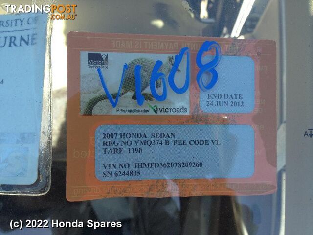 2007 HONDA - CIVIC Air Cleaner/Box