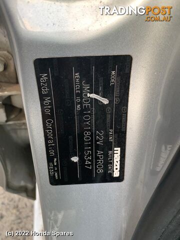 2008 MAZDA - 2 Right Front Door Window - photo 2 of 5