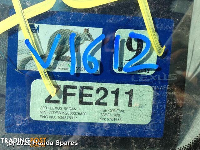 2001 LEXUS - IS200/IS300 Fuel Injector