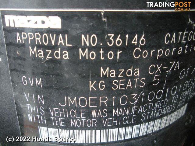 Abs Sensor 2007 MAZDA CX7