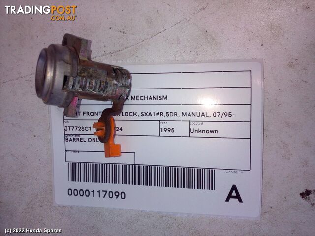 Door/Boot/Gate Lock 1995 TOYOTA RAV4