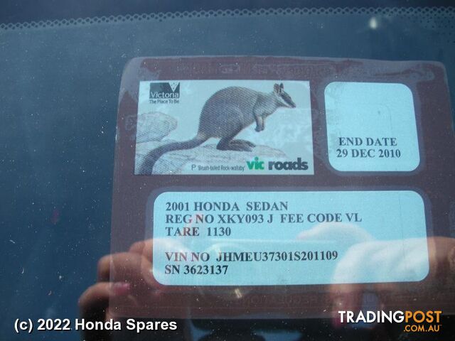 2001 HONDA - CIVIC Headrest