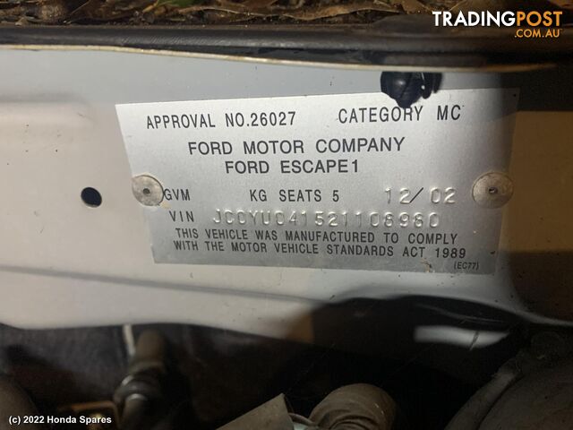 2003 FORD - ESCAPE Right Front Lower Control Arm