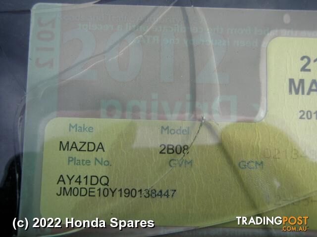 Abs Sensor 2009 MAZDA 2