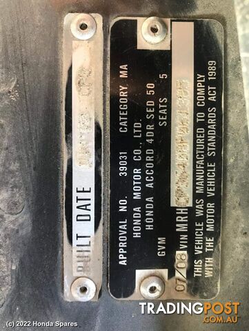 2008 HONDA - ACCORD Radiator