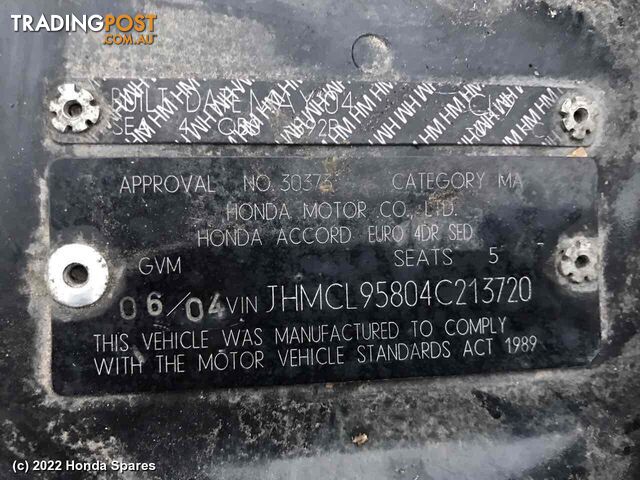 2004 HONDA - ACCORD Cruise Control Unit