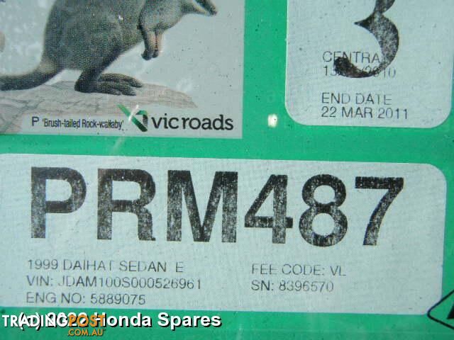 1999 DAIHATSU - SIRION Starter
