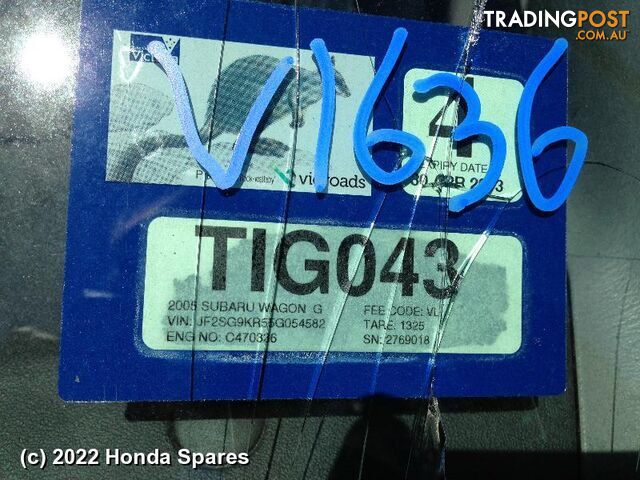 Door/Boot/Gate Lock 2004 SUBARU FORESTER