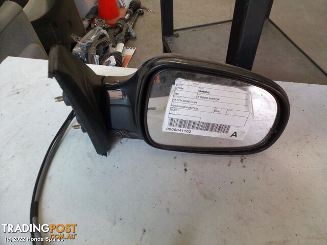 2000 DAIHATSU - SIRION Right Door Mirror