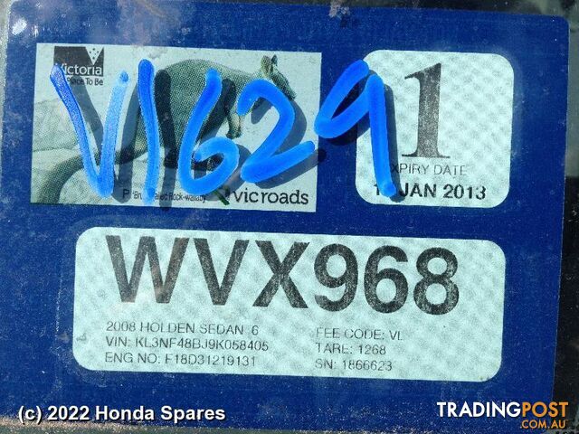 2008 HOLDEN - VIVA Right Front Door Hinge Pillar