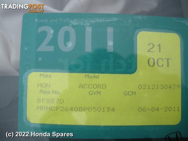 2008 HONDA - ACCORD Wire Harness