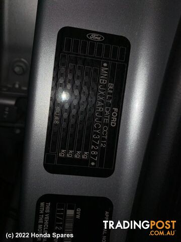 2013 FORD - FIESTA Door/Boot/Gate Lock