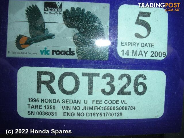Abs Sensor 1995 HONDA CIVIC