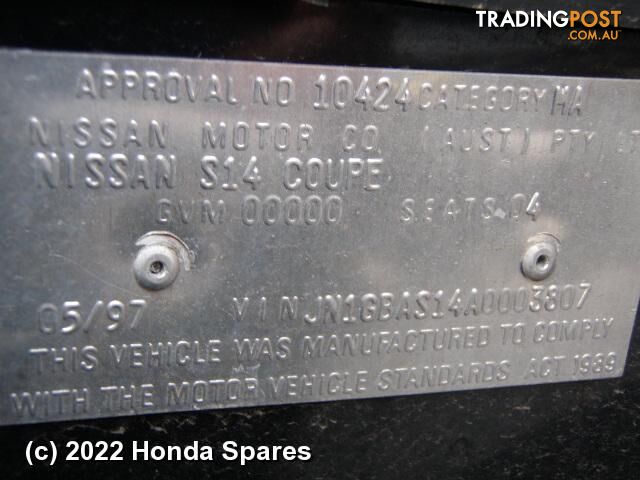 1999 NISSAN - 200SX A/C Compressor