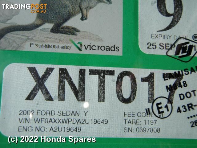 2002 FORD - FOCUS Airbag Module/Sensor
