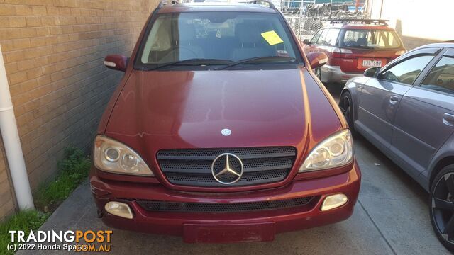 2002 MERCEDES - M CLASS Right Rear Side Glass