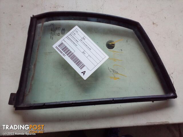 2007 KIA - RIO Right Rear 1/4 Door Glass