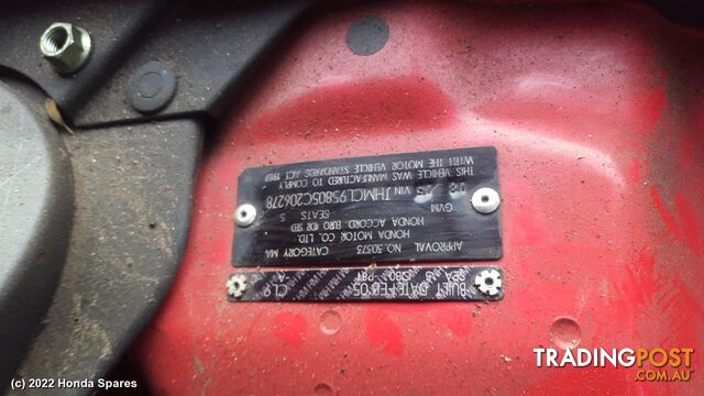 2004 HONDA - ACCORD Right Front Door Window